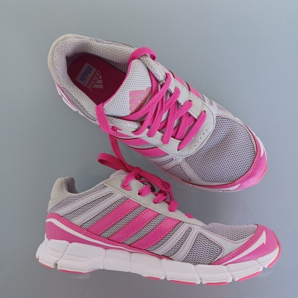adidas Shoes - adidas Women's Pink and Gray Athletic Training Sneakers